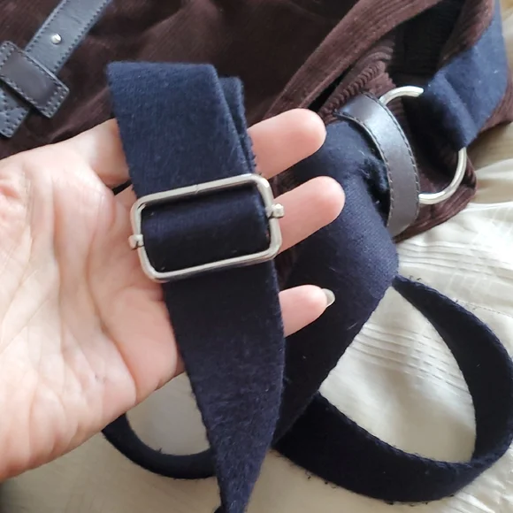 Barneys New York Brown Messenger Bag Classic Design